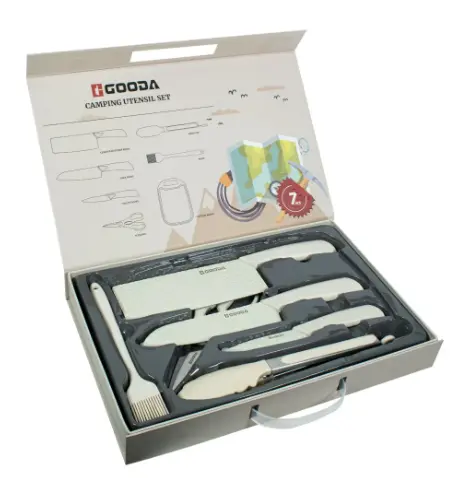 Set utensilios para cortar de 7 piezas