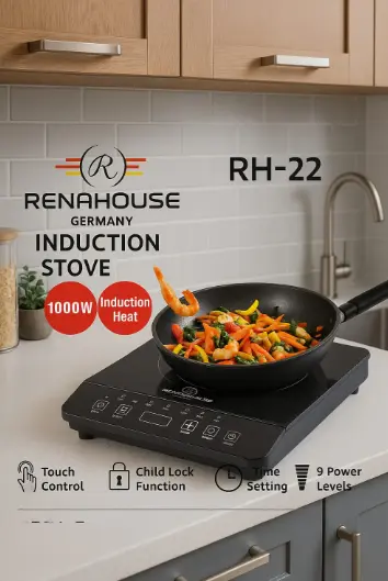 Placa de inducción renahouse de 1 puesto