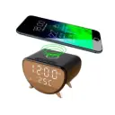 Reloj despertador con cargador inalámbrico