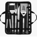 Set de BBQ de 15 piezas acero inoxidable